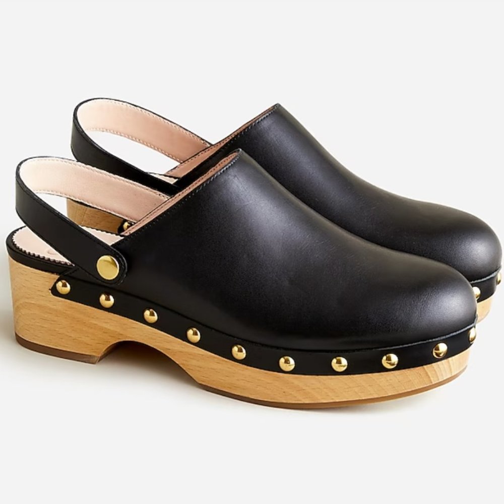 J. Crew Convertible Leather clogs